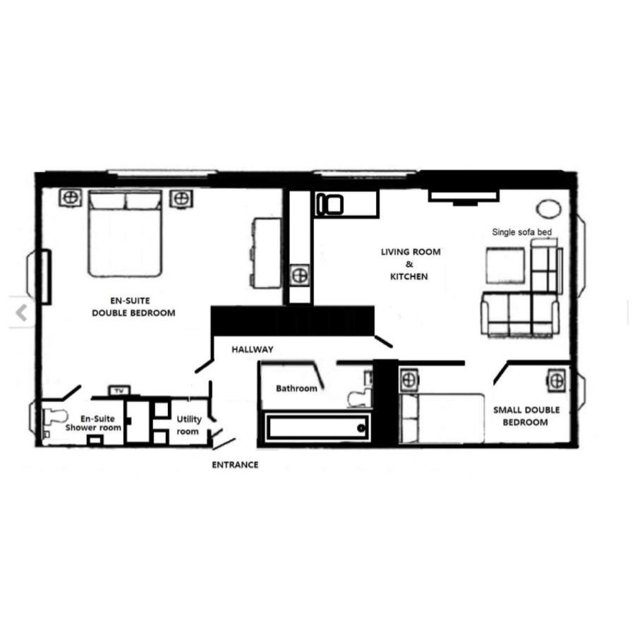 Glasgow City Centre Apartment Exteriör bild